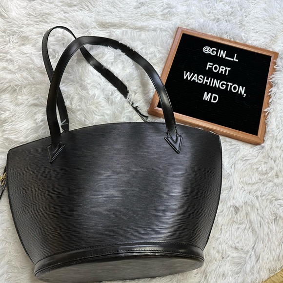 100% Authentic LOUIS VUITTON Epi St-Jacques GM | Black - Picture 2 of 16
